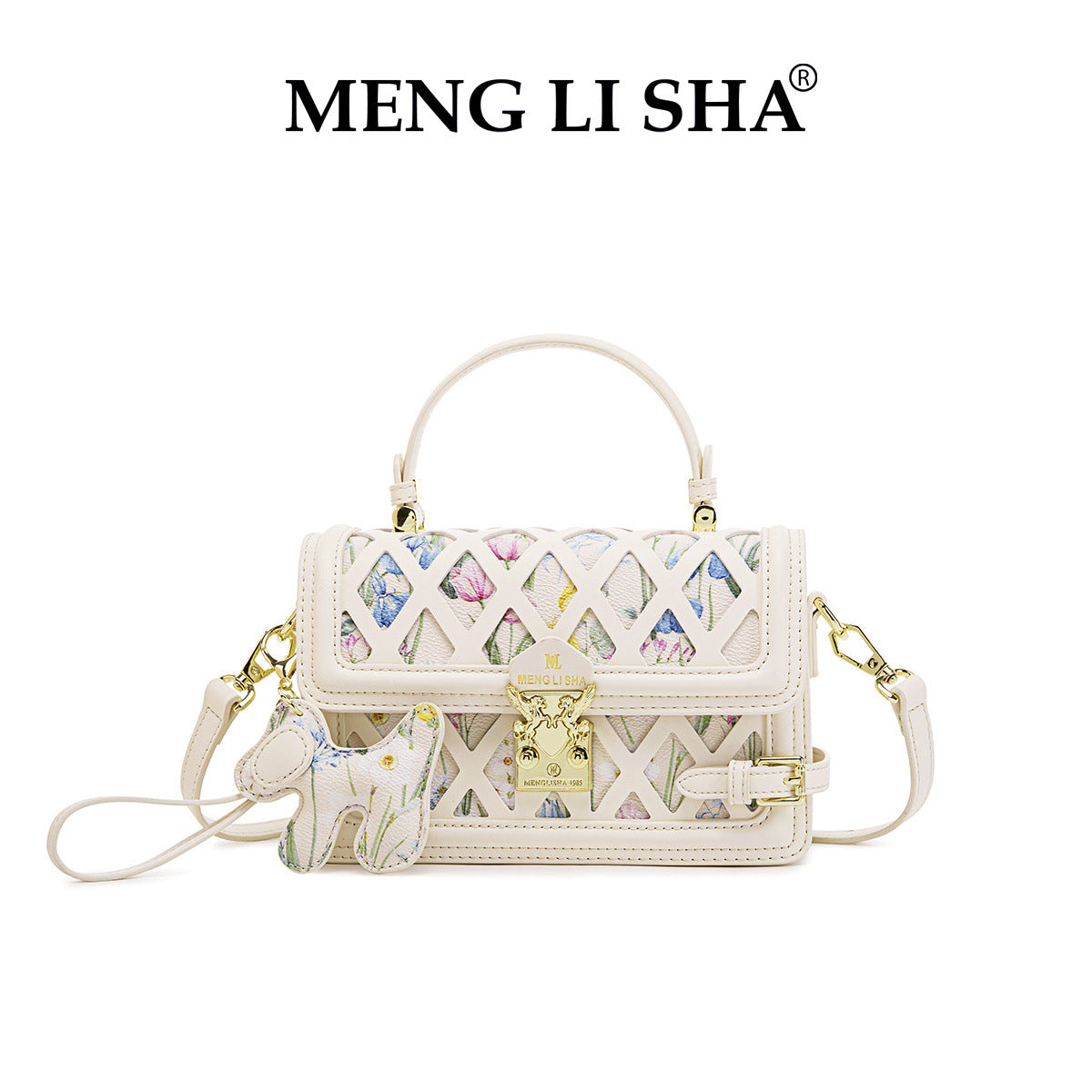 Bolsa transversal de ombro pequena e quadrada, bordada, estilo retrô de luxo, para mulheres, nova coleção 2026, moderna e versátil para o dia a dia.