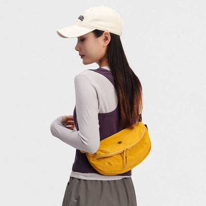 Nova coleção 2026: Bolsa de ombro de nylon, casual e fácil de combinar. Bolsa transversal de estilo nichado, moderna e feminina, ideal para o trabalho. Bolsa dumpling fashion.