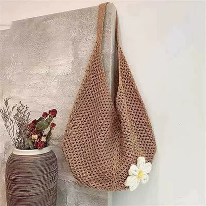 Bolsa Tote de Grande Capacidade, Bolsa de Palha, Bolsa de Ombro de Verão, Bolsa de Palha Feminina Feita à Mão, Nova Bolsa de Praia para Férias