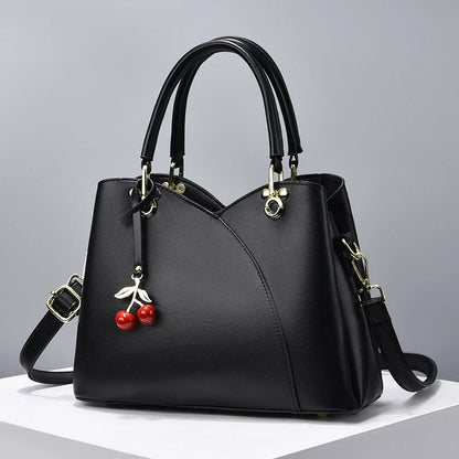 Nova bolsa Satchel de grande capacidade, elegante bolsa feminina, bolsa FashionCasualLadieswear para mulheres de meia-idade, a mais fácil de combinar, bolsa tiracolo.