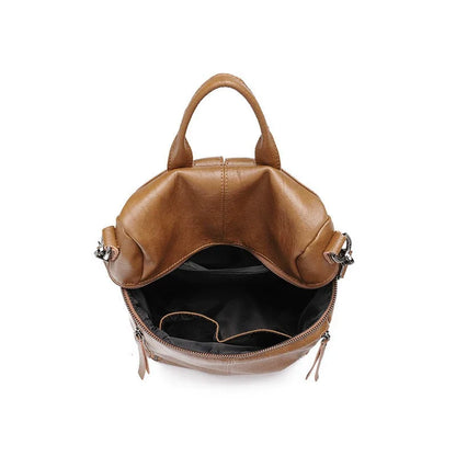 Mochila com estampa de ovelha para mulheres, multifuncional para trabalho e deslocamento, mochila pequena, versão coreana para comércio exterior, bolsa feminina retrô versátil e simples.