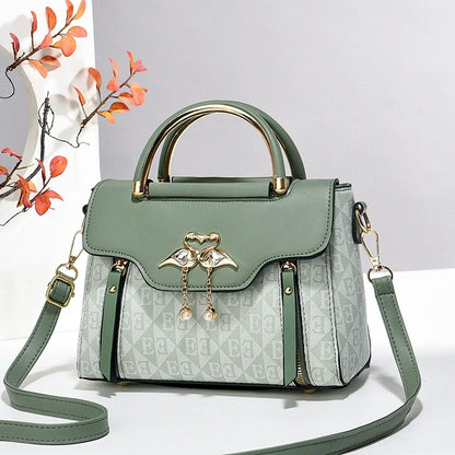 Bolsa feminina 2024 nova moda tendência em relevo cor pura versátil casual transversal de ombro único