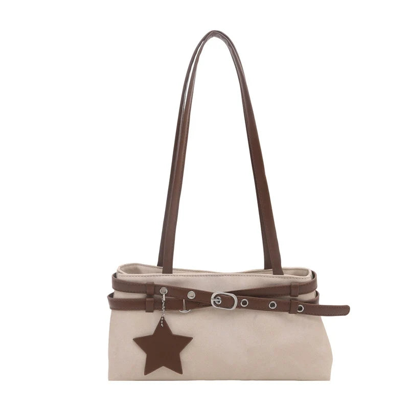 Bolsas femininas para comércio exterior transfronteiriço, nova bolsa de ombro colorida e moderna para o verão de 2026, bolsa de ombro versátil e de nicho, bolsa de mão.