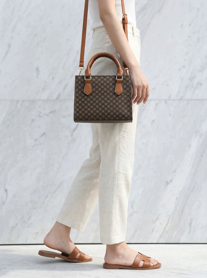Nova Bolsa Feminina Elegante e Moderna 2026, Bolsa com Estampa Vintage, Versátil, de Ombro e Transversal de Alta Qualidade.