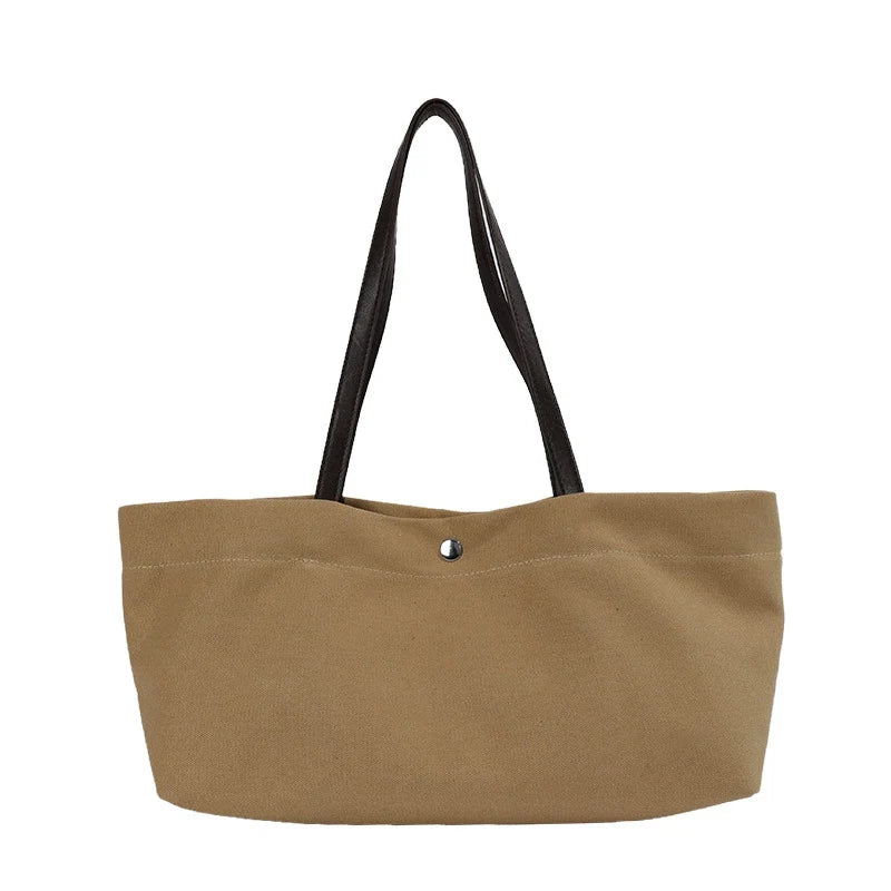 Bolsa feminina estilo "old money", modelo K, tipo sacola, grande capacidade, casual e fácil de combinar. Ideal para estudantes, bolsa tiracolo, bolsa de ombro para o trabalho.