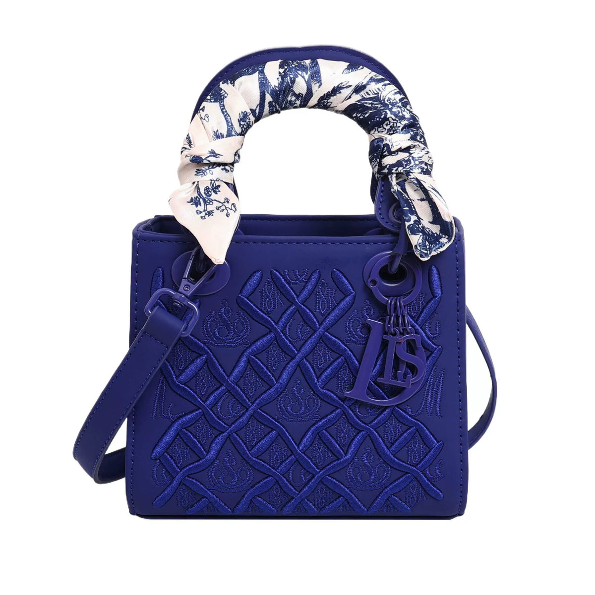 Bolsa Princesa Diana com Bordado Pesado, Nova Moda, Bolsa de Seda, Bolsa de Ombro de Alta Qualidade para Mulheres