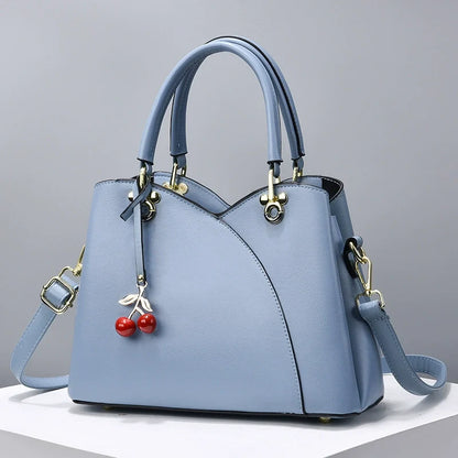 Nova bolsa Satchel de grande capacidade, elegante bolsa feminina, bolsa FashionCasualLadieswear para mulheres de meia-idade, a mais fácil de combinar, bolsa tiracolo.