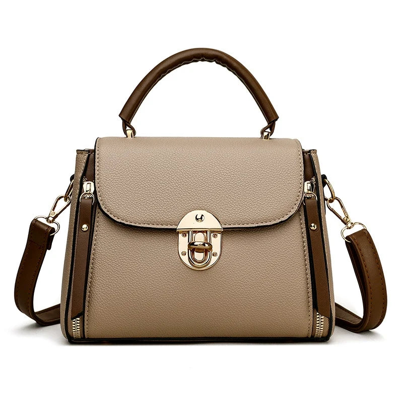 Bolsa transversal feminina de fornecimento direto transfronteiriço, nova moda 2026, bolsa retrô de ombro, bolsa quadrada pequena simples e versátil