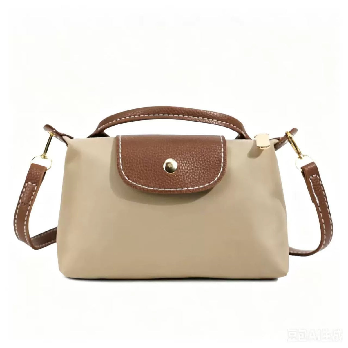 Nova Bolsa Dumpling de Nylon 2026 - Bolsa Transversal Feminina para Fornecimento Internacional - Bolsa Mini Quadrada Casual e Versátil para o Dia a Dia