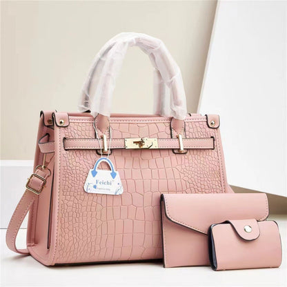 Bolsa de mão nova padrão de pedra bolsa para sogra cor pura design moderno exportação taizhou bolsa feminina bolsas transfronteiriças