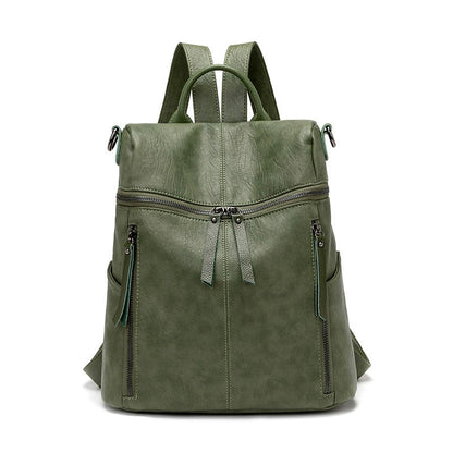 Mochila com estampa de ovelha para mulheres, multifuncional para trabalho e deslocamento, mochila pequena, versão coreana para comércio exterior, bolsa feminina retrô versátil e simples.