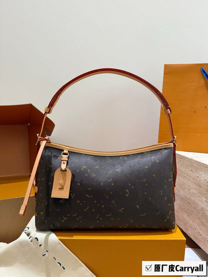 Bolsa feminina da série Carryall de fonte de qualidade, bolsa de ombro transversal, bolsa tote Carryo de exportação, bolsa de sogra de grande capacidade.