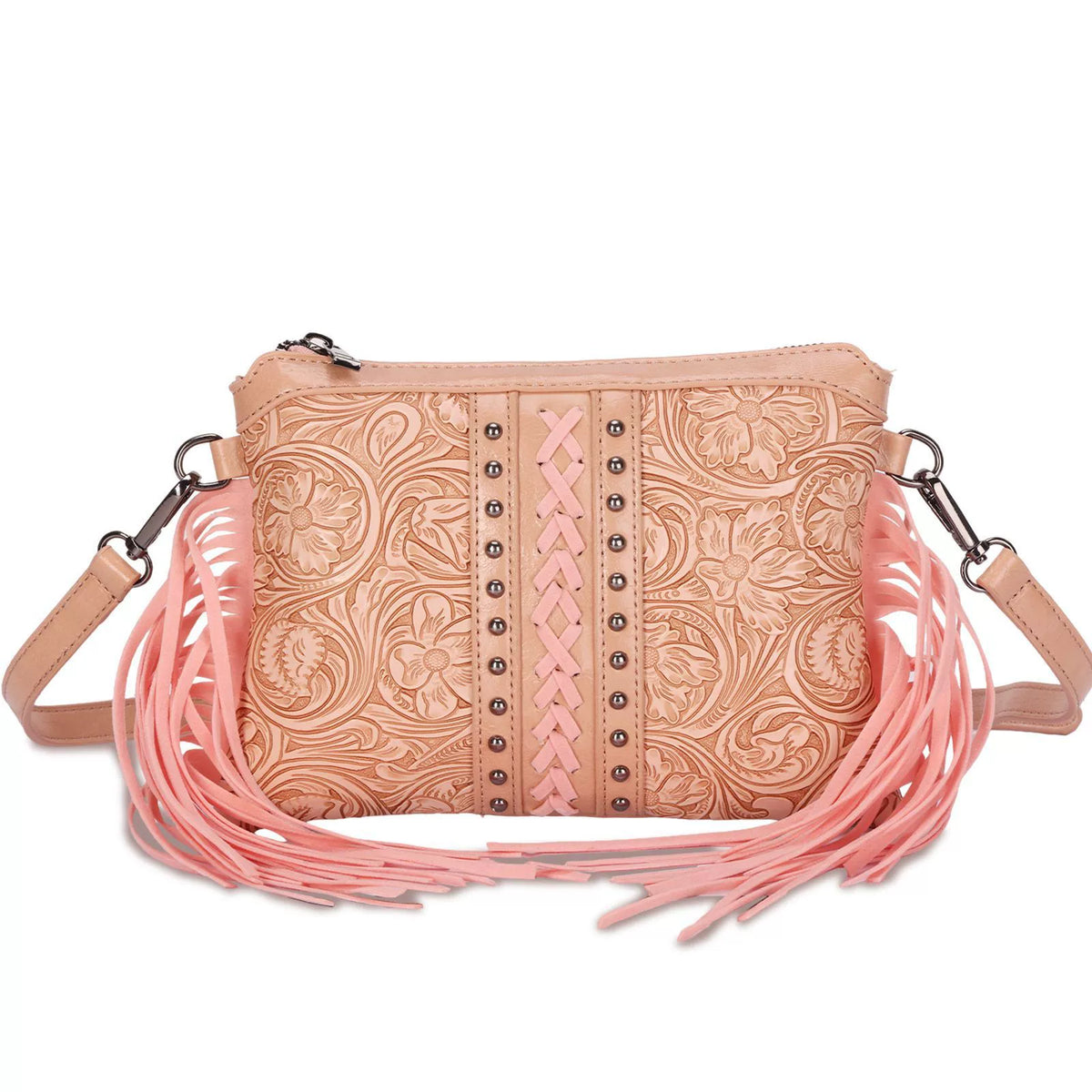 Bolsa Boêmia de Estilo Novo com Franjas, Bolsa Transversal, Bolsa de Ombro, Bolsa de Alta Quality, Bolsa Feminina em Couro PU Impresso
