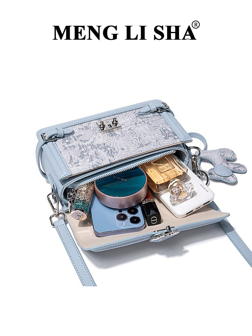 Bolsa transversal de ombro pequena e quadrada, bordada, estilo retrô de luxo, para mulheres, nova coleção 2026, moderna e versátil para o dia a dia.