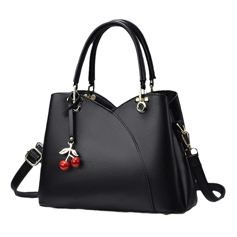 Nova bolsa Satchel de grande capacidade, elegante bolsa feminina, bolsa FashionCasualLadieswear para mulheres de meia-idade, a mais fácil de combinar, bolsa tiracolo.