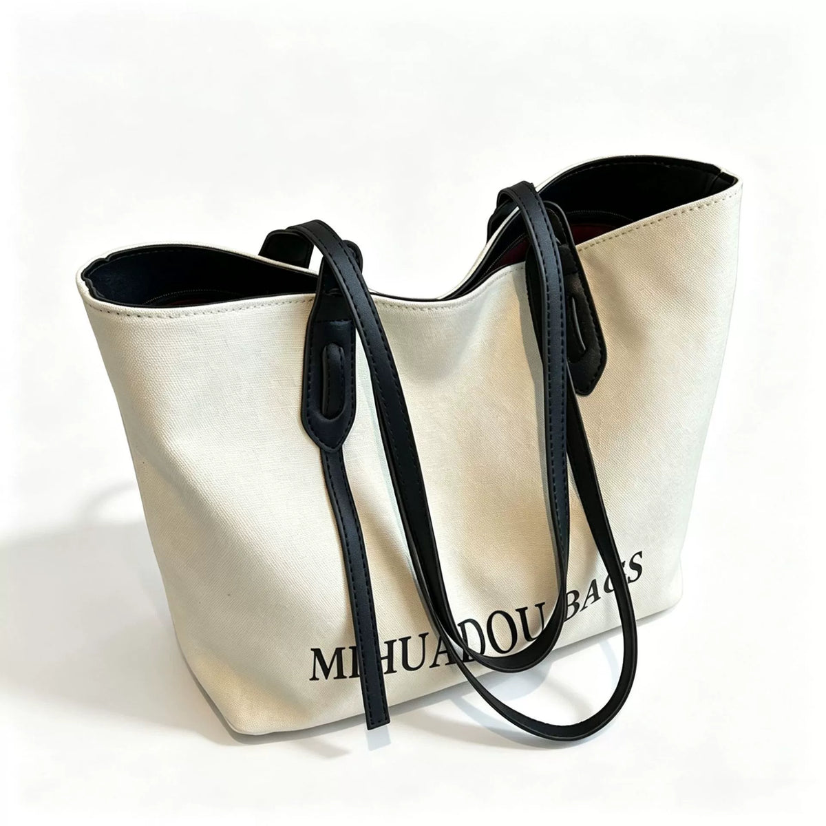 Sacola de Lona - Grande Capacidade Feminina, Novo Design Premium 2026, Bolsa de Mão de Tecido, Sacola Grande para o Dia a Dia