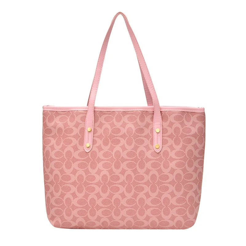 Sacola de grande capacidade para mulheres Roupas de trabalhoClasse de senso de classe Roupas de trabalhoBolsa estilo nichoSenso de design bolsa de ombro cesta de vegetais