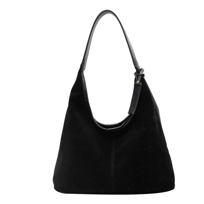 Bolsa de ombro versátil e de grande capacidade para mulheres, estilo retrô casual, para o dia a dia, 2024.