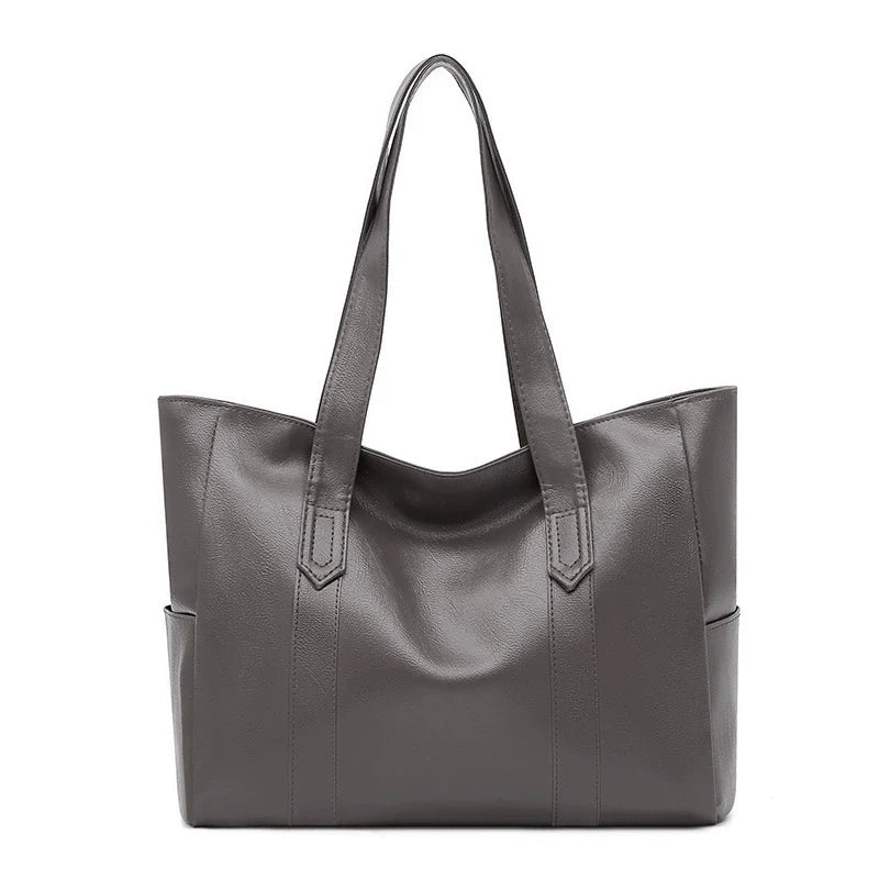 Bolsa grande feminina 2026, estilo K da moda. Mais fácil de combinar, bolsa tote de grande capacidade, bolsa de ombro, bolsa tiracolo, espelho, grande capacidade de armazenamento.