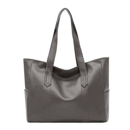 Bolsa grande feminina 2026, estilo K da moda. Mais fácil de combinar, bolsa tote de grande capacidade, bolsa de ombro, bolsa tiracolo, espelho, grande capacidade de armazenamento.