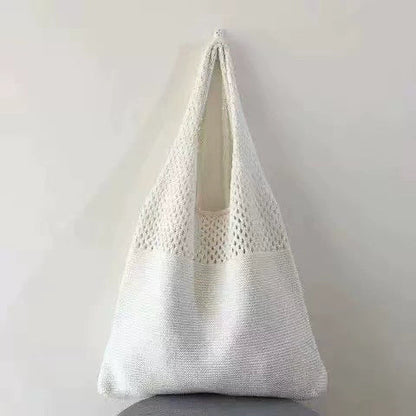 Bolsa Tote de Grande Capacidade, Bolsa de Palha, Bolsa de Ombro de Verão, Bolsa de Palha Feminina Feita à Mão, Nova Bolsa de Praia para Férias