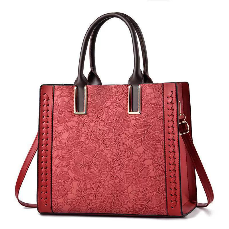 Nova Bolsa Feminina Texturizada - Transversal, de Ombro e de Mão Moderna e Versátil - Clássica, Elegante e Estilosa - Modelo 26005