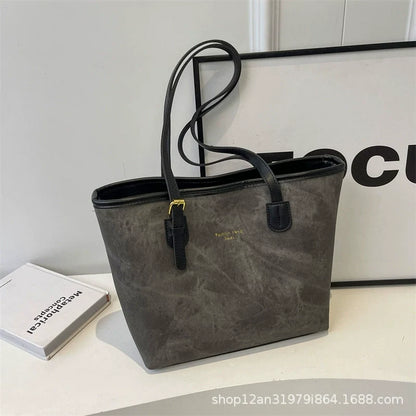 Bolsa Tote para Estudantes Universitários 2026 - Bolsa de Ombro Premium, Estilosa e Casual - Bolsa Feminina de Grande Capacidade