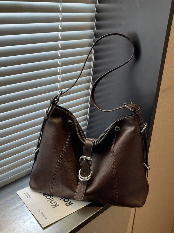 Bolsa Tote Feminina de Grande Capacidade - Nova Coleção Outono/Inverno 2026 - Bolsa de Ombro e Transversal Versátil para Escola e Trabalho.