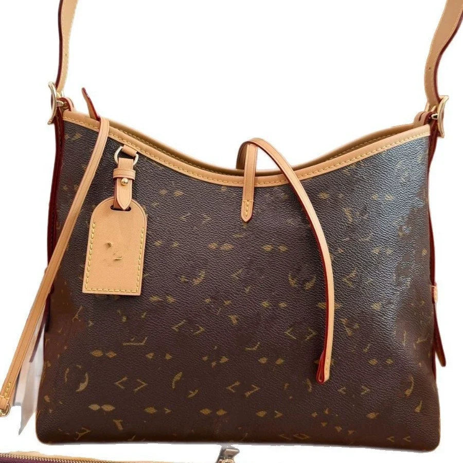 Bolsa feminina da série Carryall de fonte de qualidade, bolsa de ombro transversal, bolsa tote Carryo de exportação, bolsa de sogra de grande capacidade.
