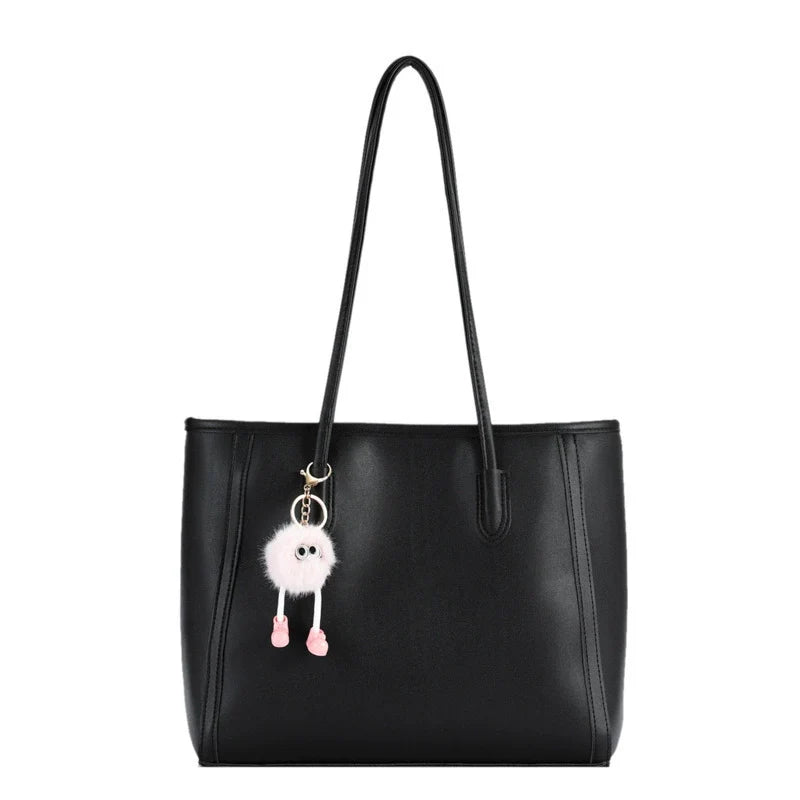 Bolsa Feminina para o Dia a Dia - Bolsa Tote de Qualidade Premium, Nova Coleção Primavera/Outono 2025, Bolsa de Ombro Versátil Estilo Coreano, Bolsa de Axila, Tote Elegante.