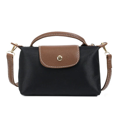 Nova Bolsa Dumpling de Nylon 2026 - Bolsa Transversal Feminina para Fornecimento Internacional - Bolsa Mini Quadrada Casual e Versátil para o Dia a Dia