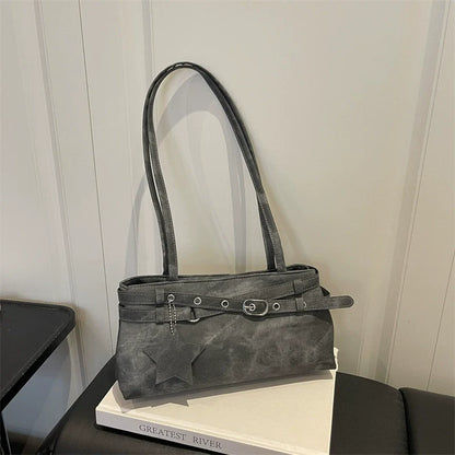 Bolsas femininas para comércio exterior transfronteiriço, nova bolsa de ombro colorida e moderna para o verão de 2026, bolsa de ombro versátil e de nicho, bolsa de mão.