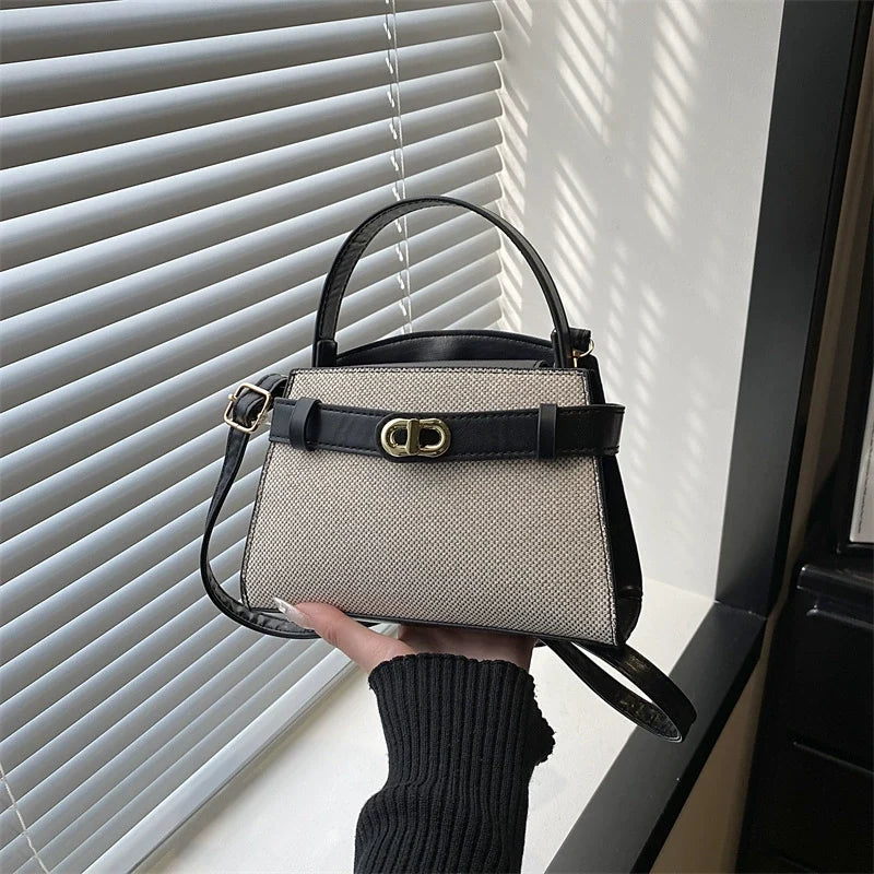 Bolsa da Moda Estilo Coreano - Nova Coleção Primavera 2026 Feminina - Design Exclusivo, Bolsa de Ombro e Transversal Chic