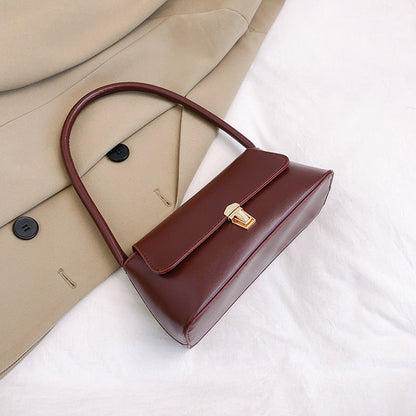 Bolsa francesa de nicho, bolsa elegante para usar debaixo do braço, bolsa feminina atacado 2024 nova bolsa transversal moderna e versátil estilo ins