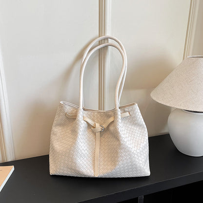 Bolsa Tote de Grande Capacidade para Mulheres, Bolsa de Ombro de Alta Qualidade e Tendência 2026, Bolsa Maillard para o Dia a Dia.