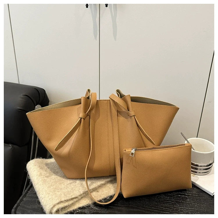Bolsa Tote Feminina Grande Capacidade para o Dia a Dia 2026 - Bolsa de Ombro Casual Versátil - Bolsa de Mão de Luxo Leve para Usar Debaixo do Braço
