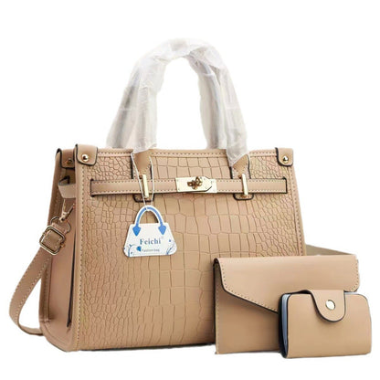 Bolsa de mão nova padrão de pedra bolsa para sogra cor pura design moderno exportação taizhou bolsa feminina bolsas transfronteiriças