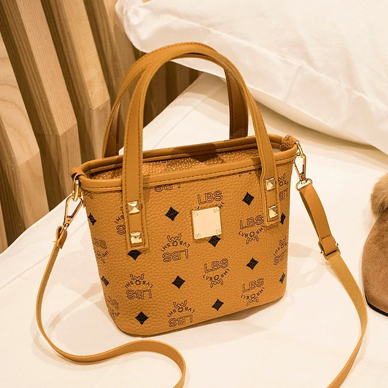 Bolsa Balde Clássica 2023 bolsas femininas europeias e americanas retrô pequena bolsa de mão moda bolsa de ombro feminina
